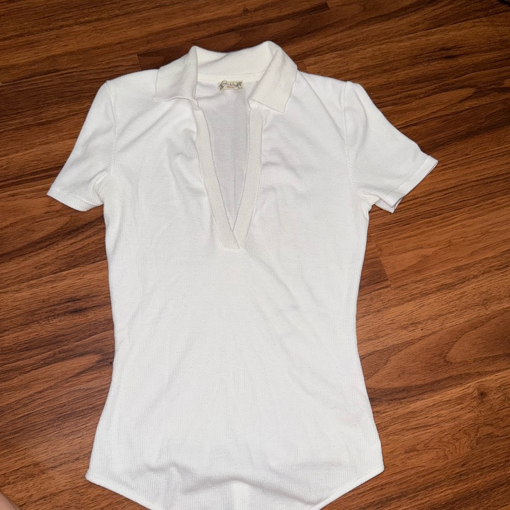 FP Movement by Free People White Short Sleeve Tee